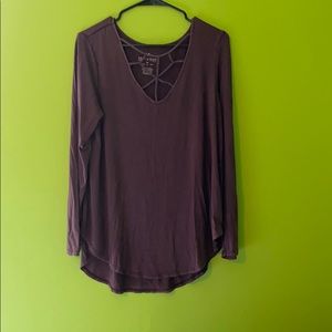 American Eagle Size XL Purple Top